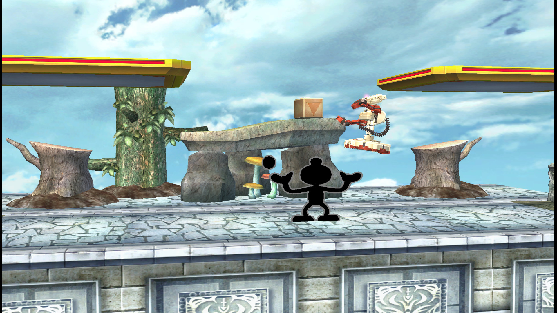 Builder Plains Battlefield (Project+ v3.15) Mod for Super Smash Bros ...