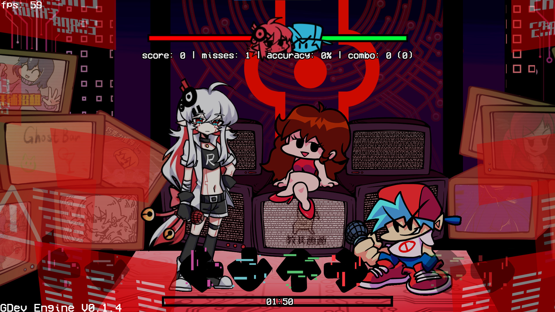 [GDev Engine Port] V.S. Virus R Mod for Friday Night Funkin' | FNF Mods