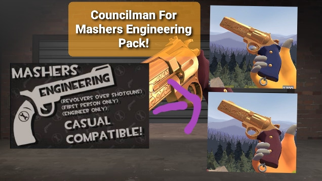 Councilman Revolver for Mashers Engineering Pack!