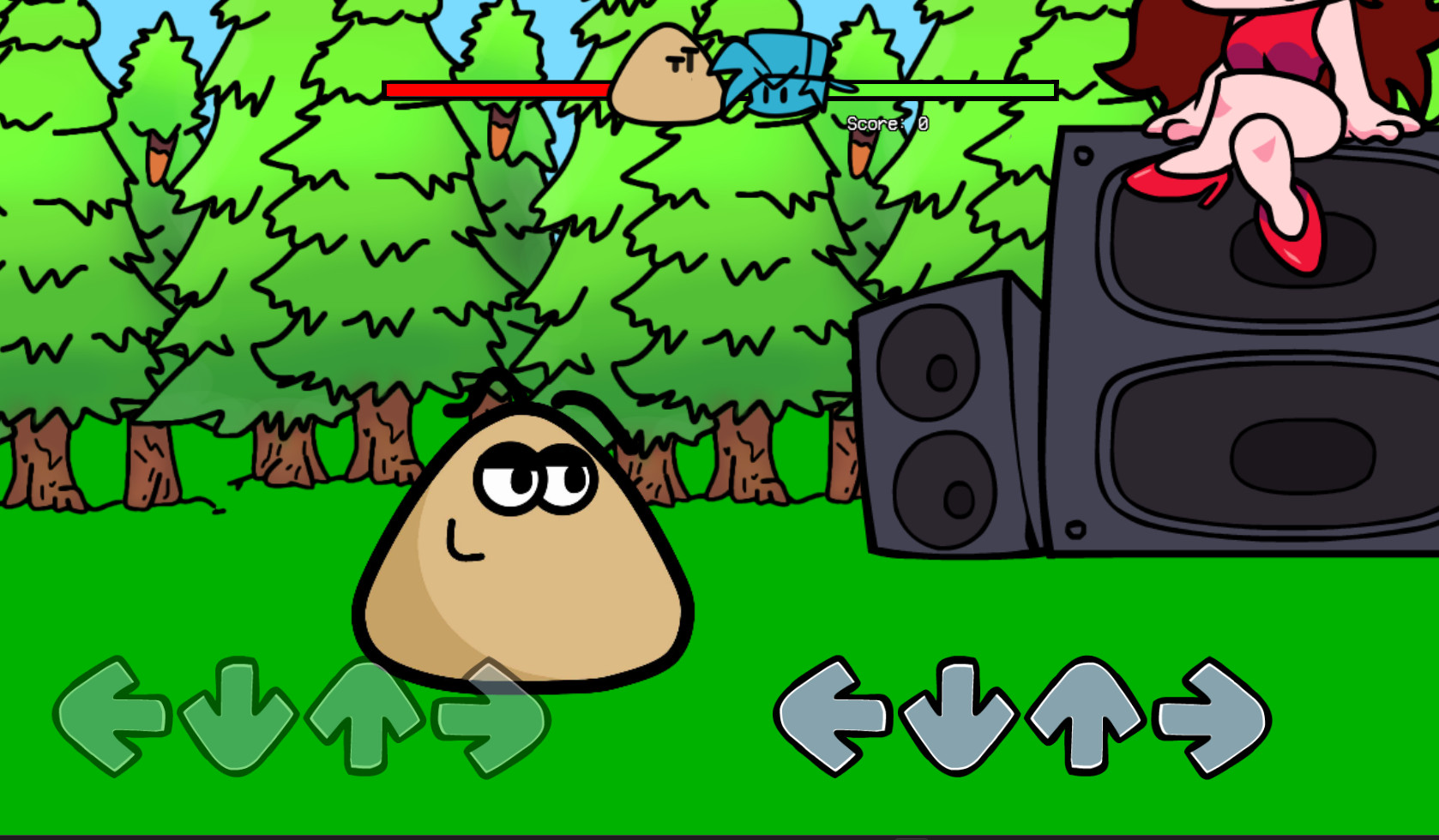 Friday night funkin Vs Pou Vslice Mod for Friday Night