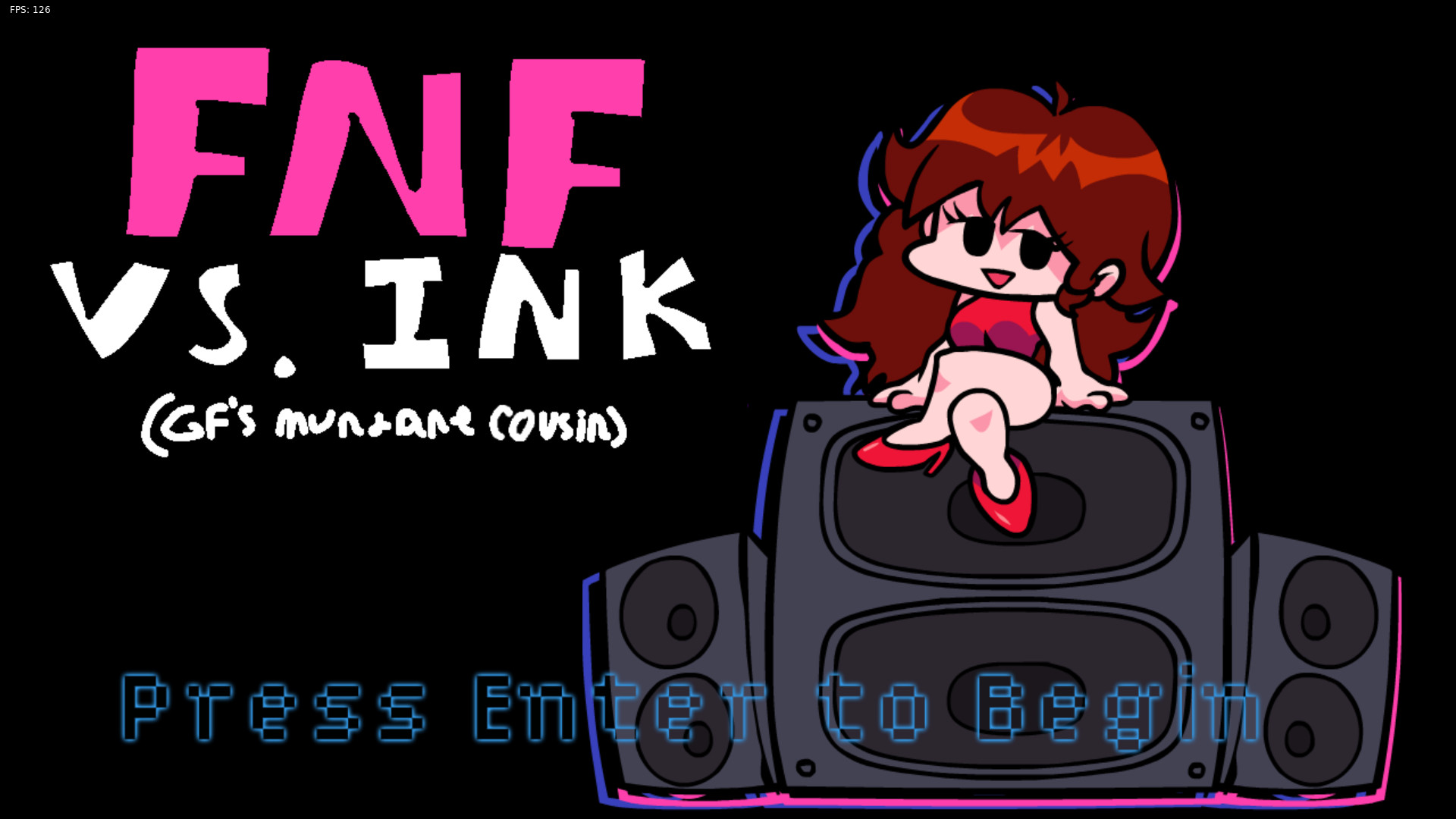 FNF: Vs. Ink (GF's mundane cousin)