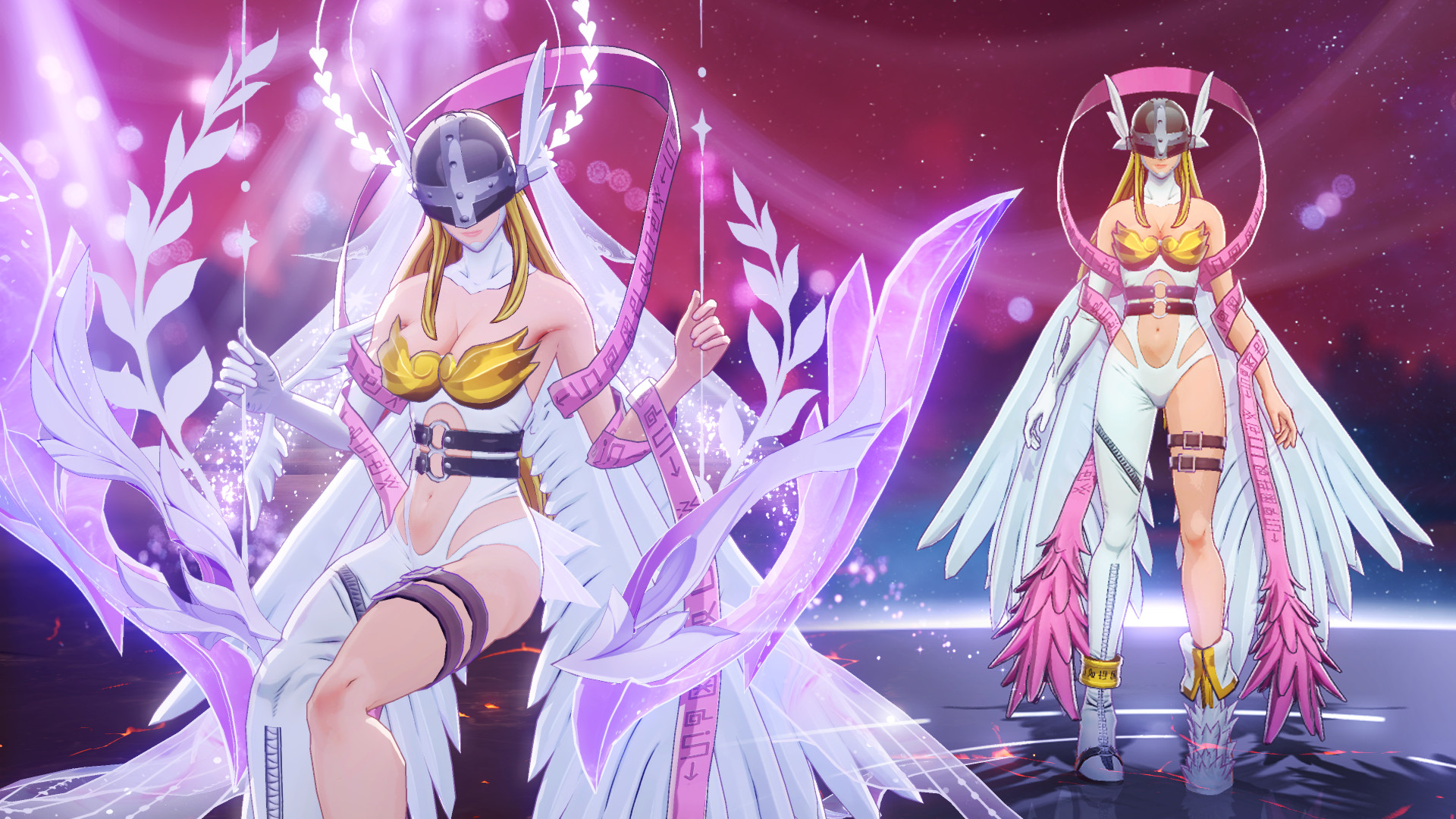 Cyrene x Angewomon (Digimon Story Time Stranger)