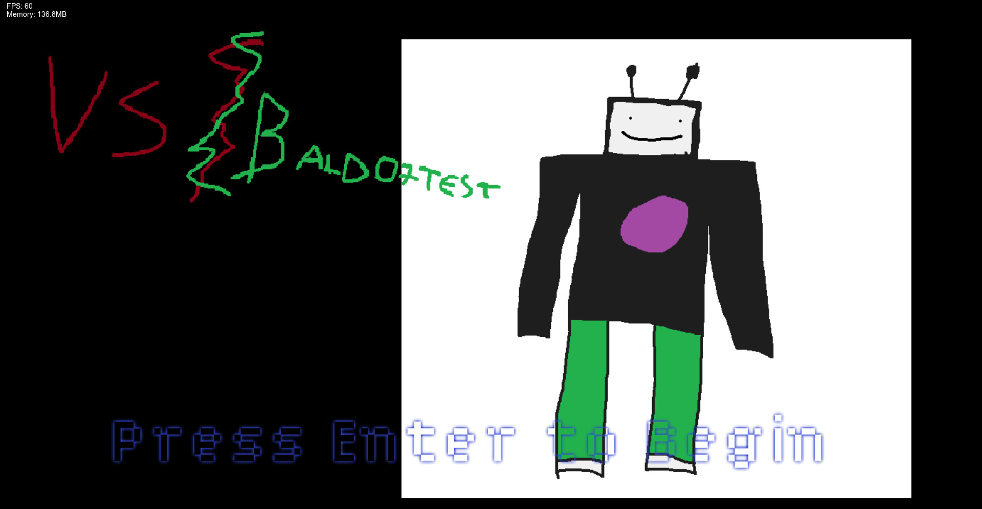 VS Bald07test And Imnewrly: FNF JOKE D&B MOD