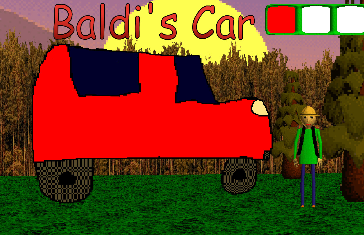 [V0.13] Baldi's Car Mod for Baldi's Basics | Baldi Mods