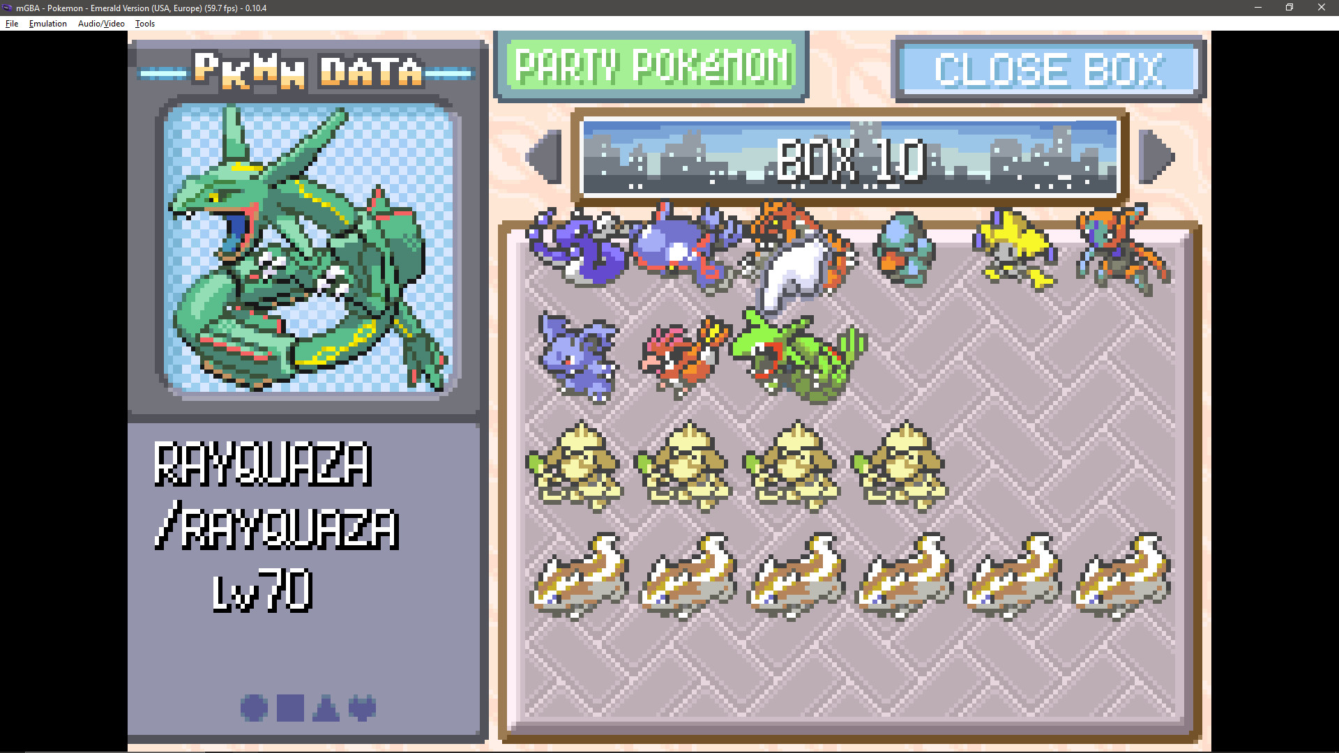 100 Save File Mod for Pokemon Emerald Emerald Mods