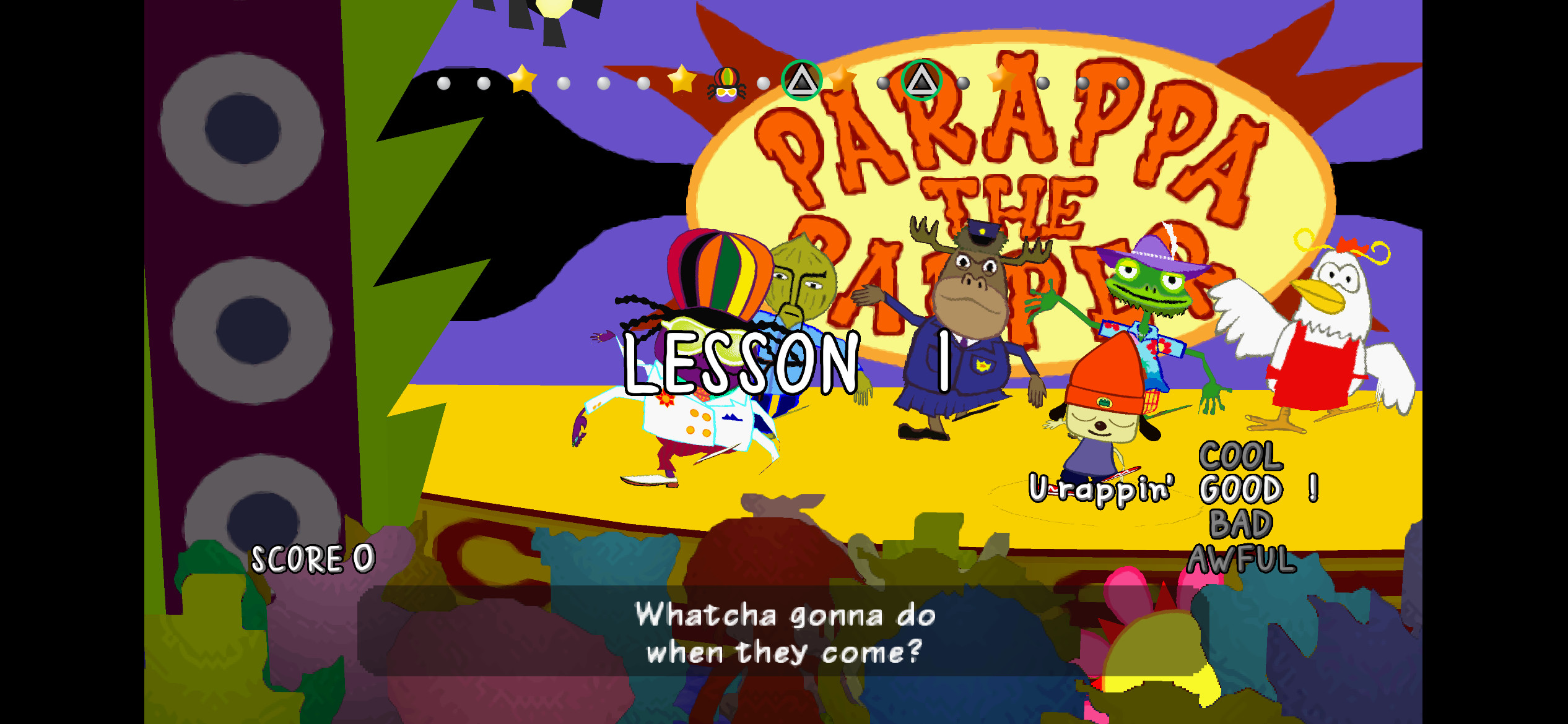 Parappa The Rapper Remastered HUD Mod for Parappa The Rapper (PSP Port ...