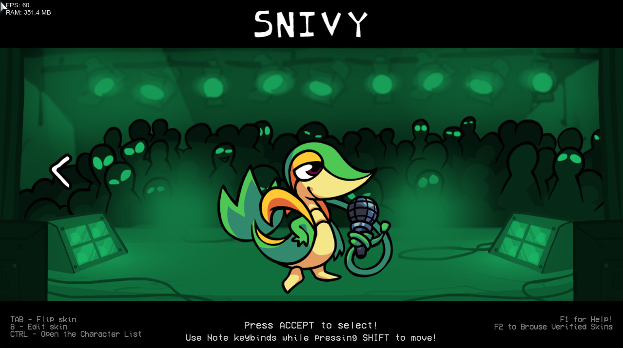 Playable Snivy for Psych Online