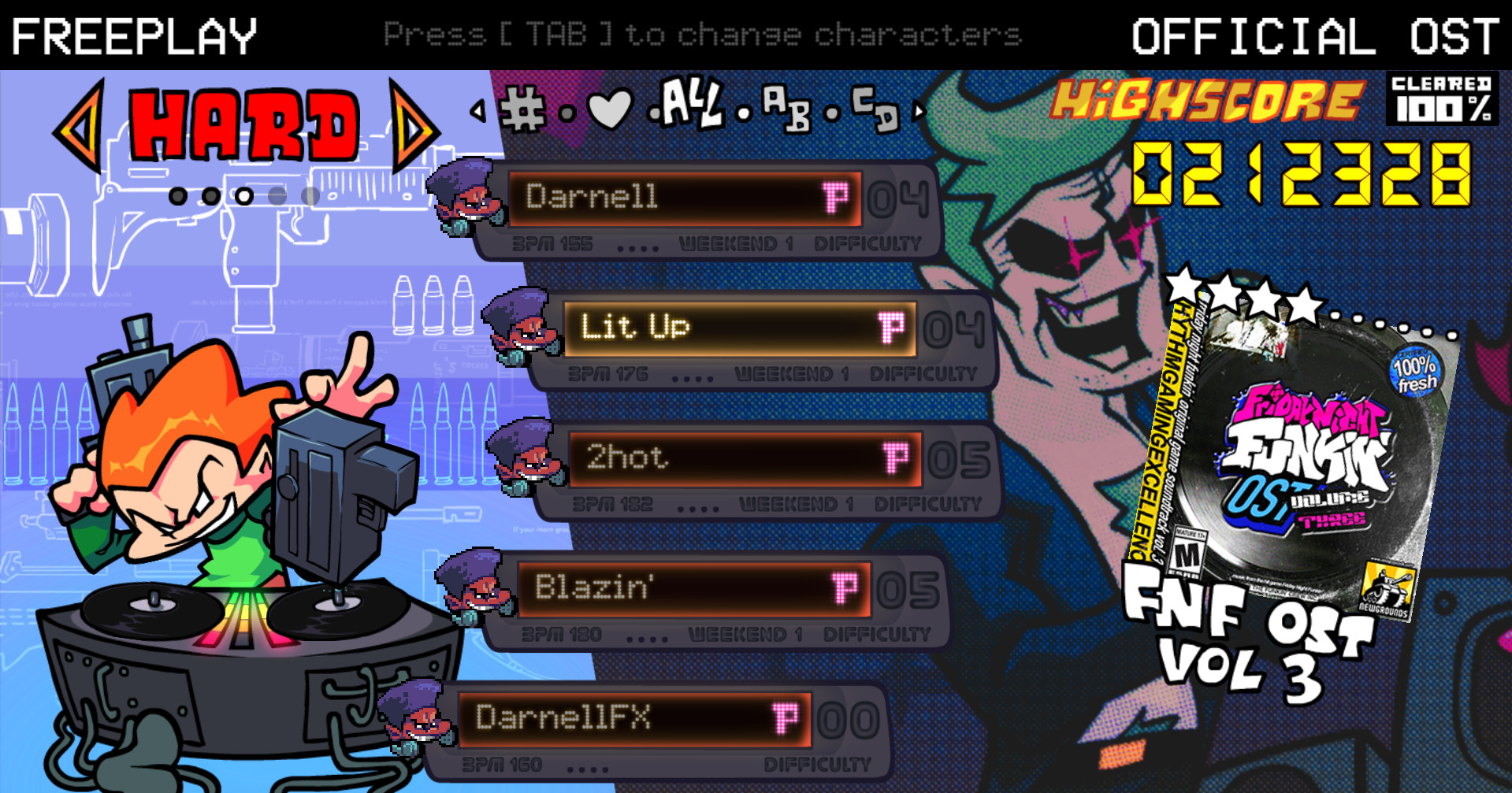 Changed instrumentals Mod for Friday Night Funkin' | FNF Mods