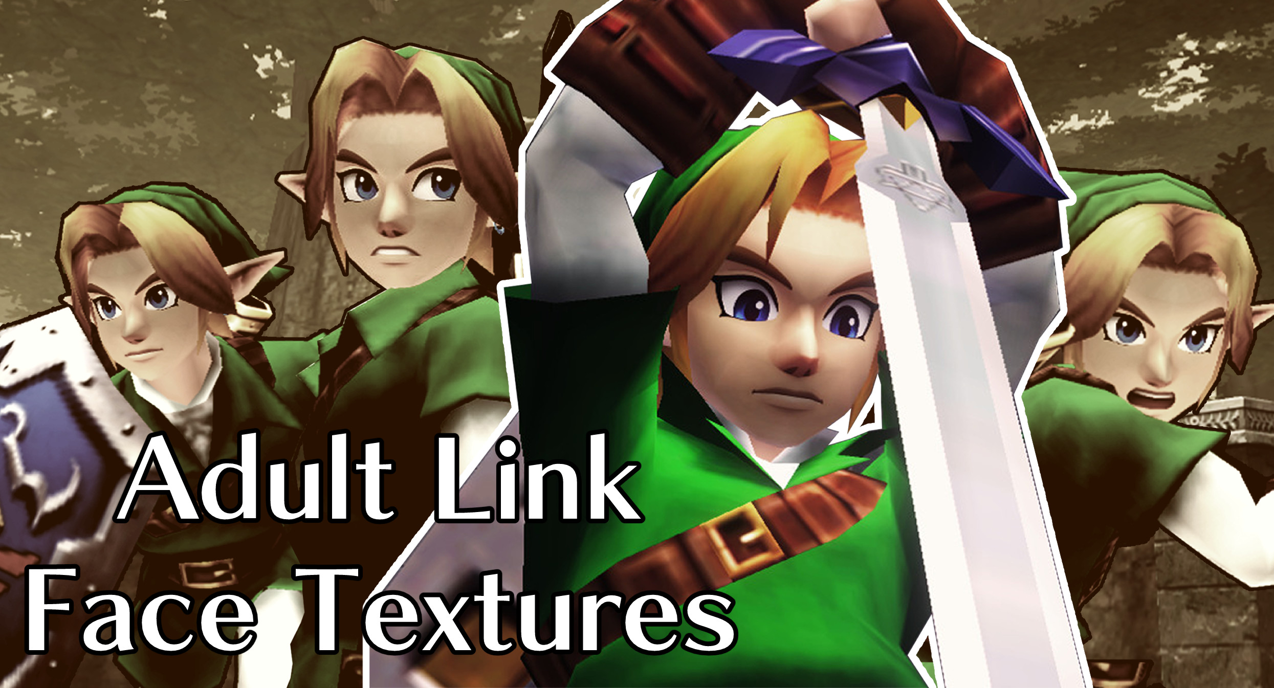 HD Adult Link Face Textures Mod For The Legend Of Zelda Ocarina Of 