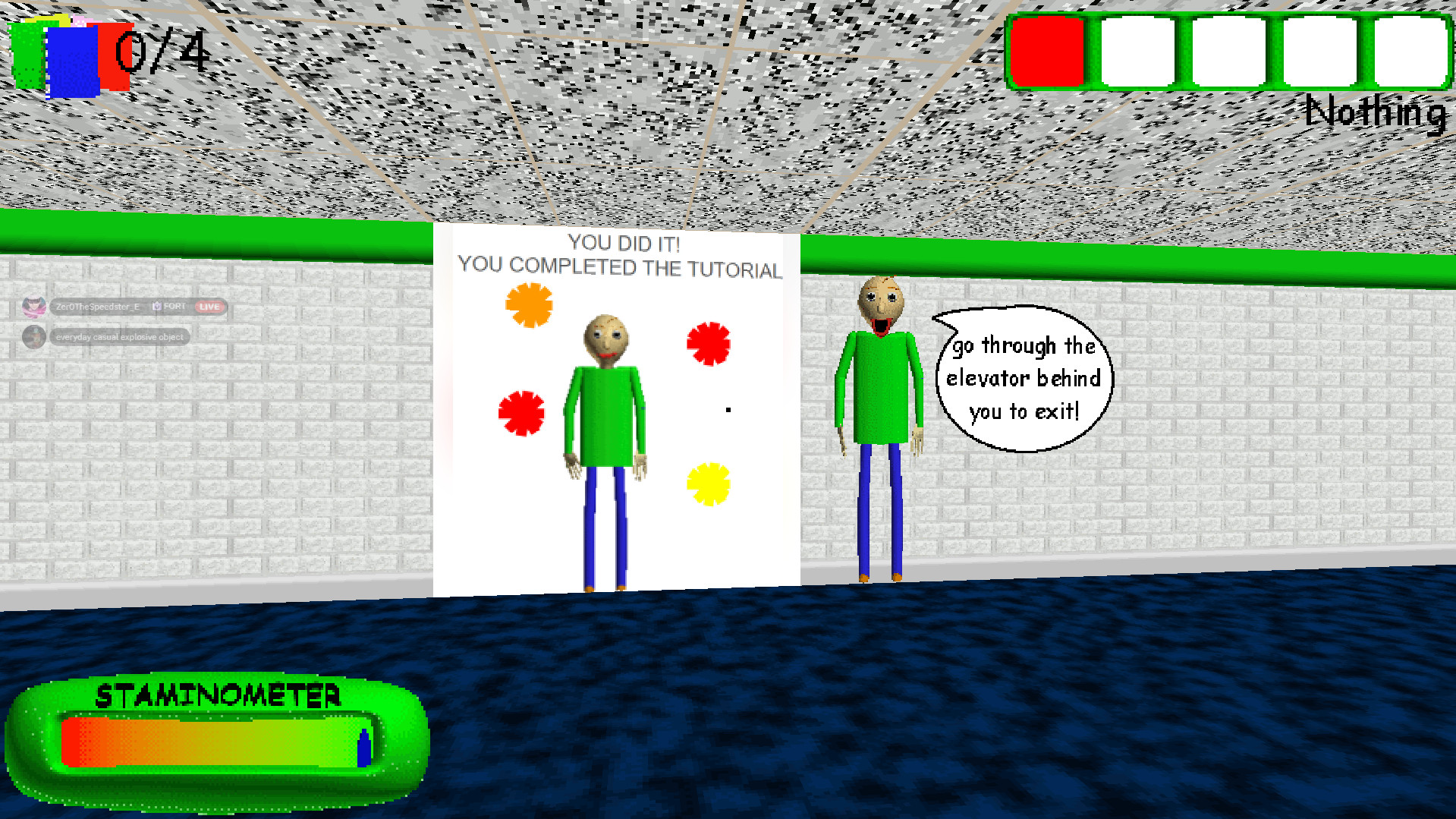 tutorial level (0.14.X) Mod for Baldi's Basics | Baldi Mods