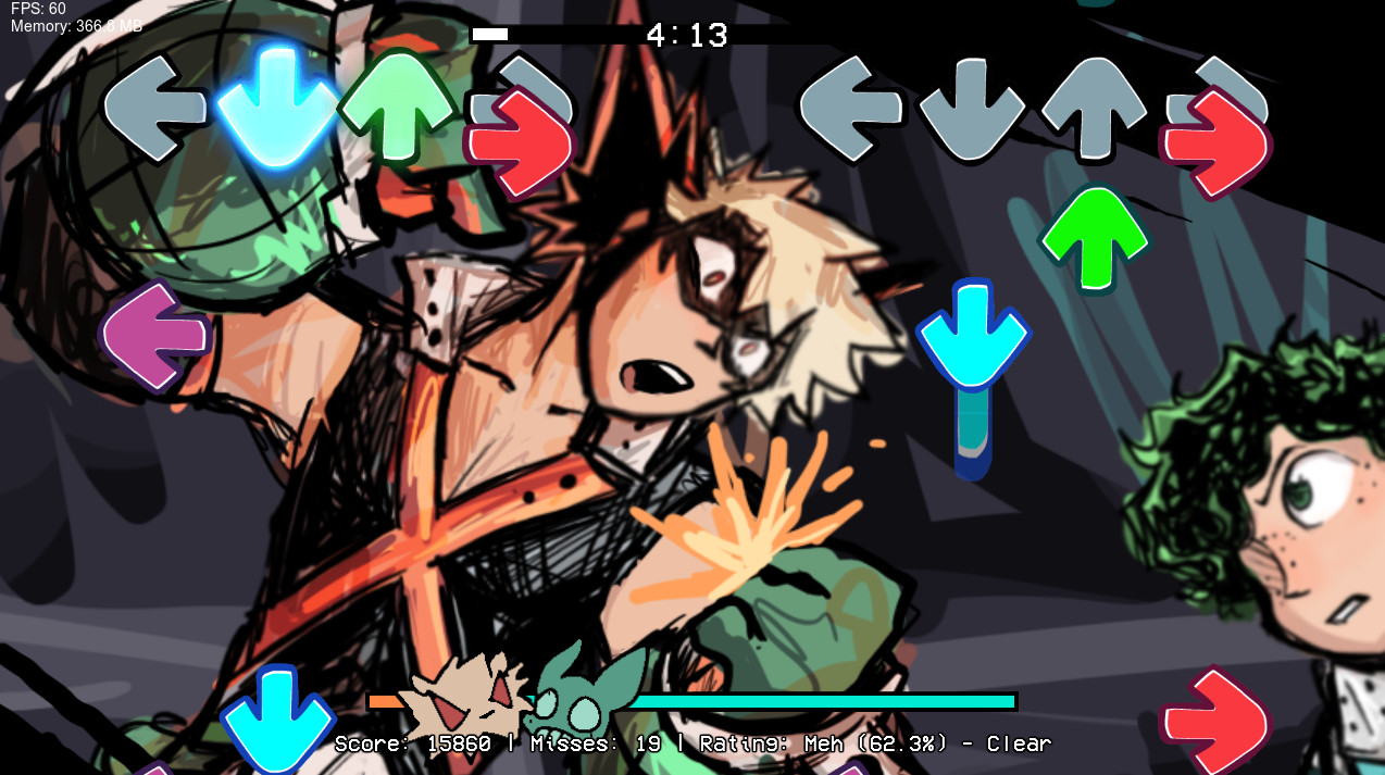 Deku vs Kacchan mod!