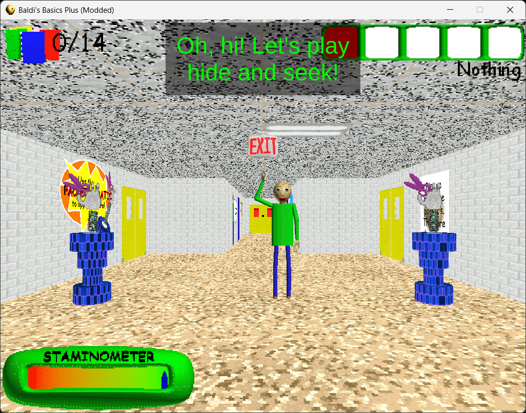 Baldi Roa Mod (0.13.X) Rona's Wacky Schoolhouse Mod for Baldi's Basics | Baldi Mods