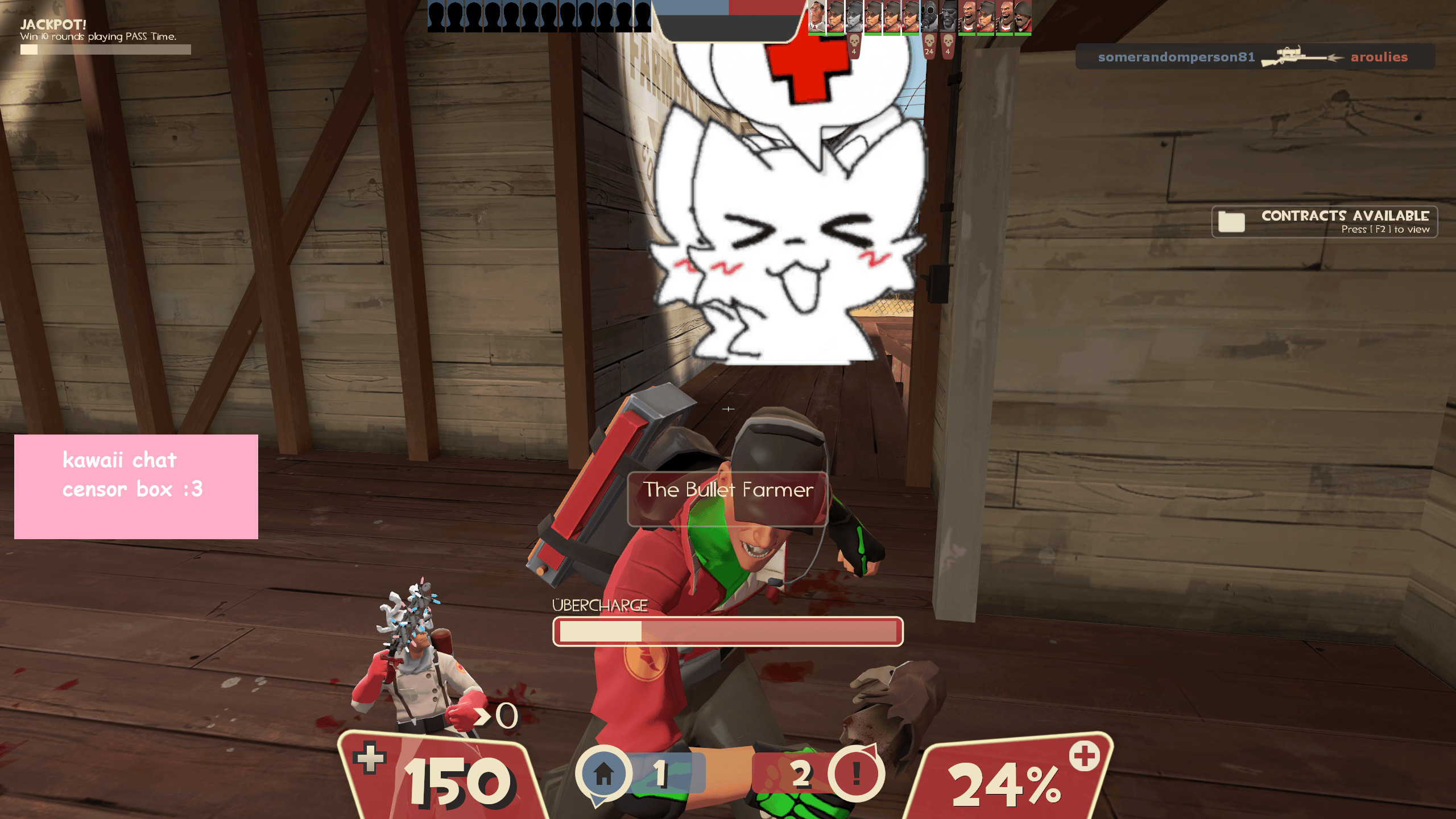 Boykisser medic callout (causal compatible)