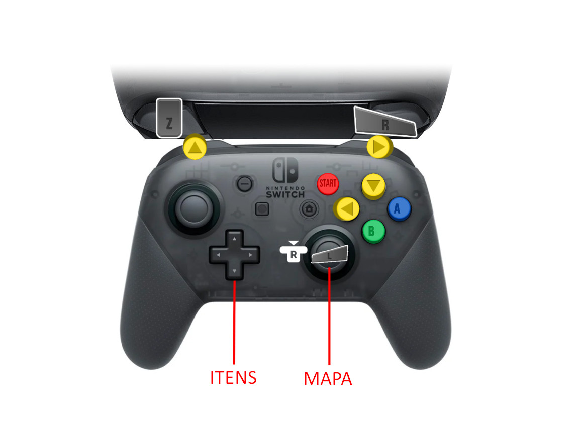 DEFINITIVE SWITCH CONTROLLER LAYOUT Mod for Ship of Harkinian (Ocarina ...
