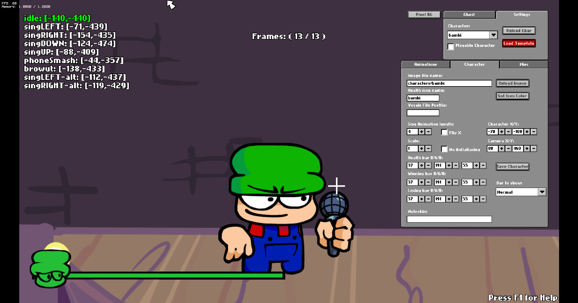 bambi character js engine port
