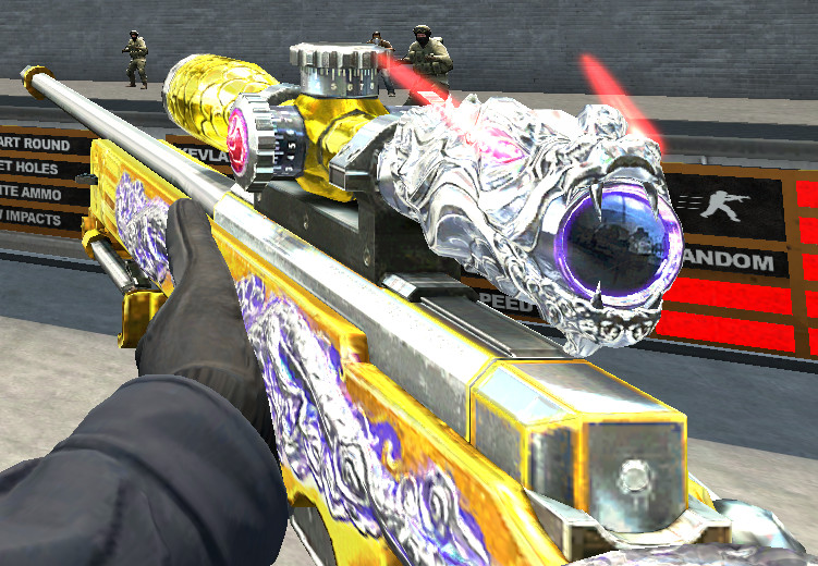 AWM Infernal Dragon Imperial Gold Mod for Counter-Strike: Global ...