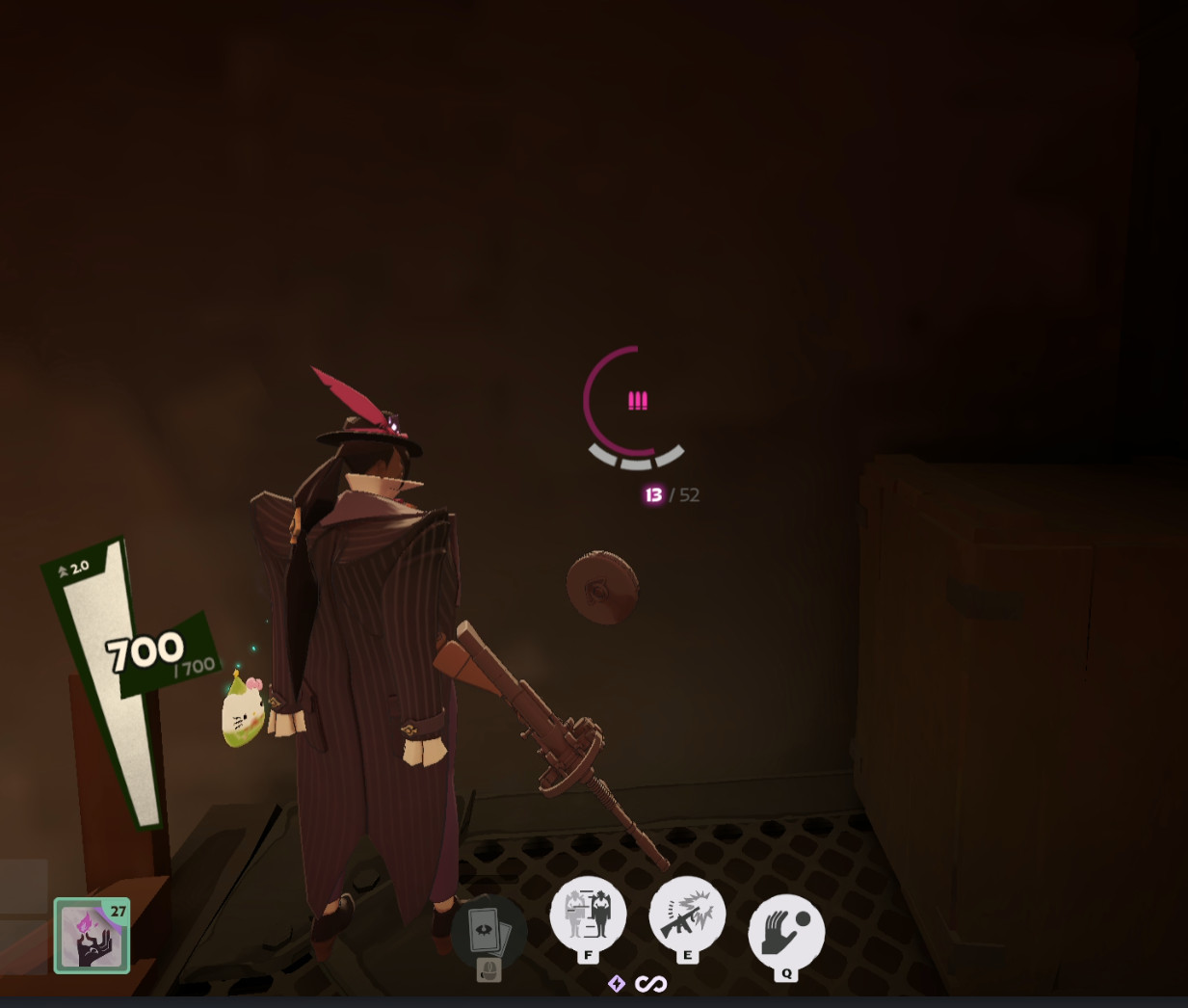 Heart Crosshair and Pink Theme HUD screenshot