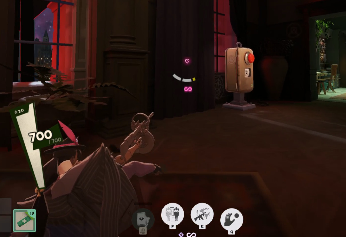 Heart Crosshair and Pink Theme HUD screenshot