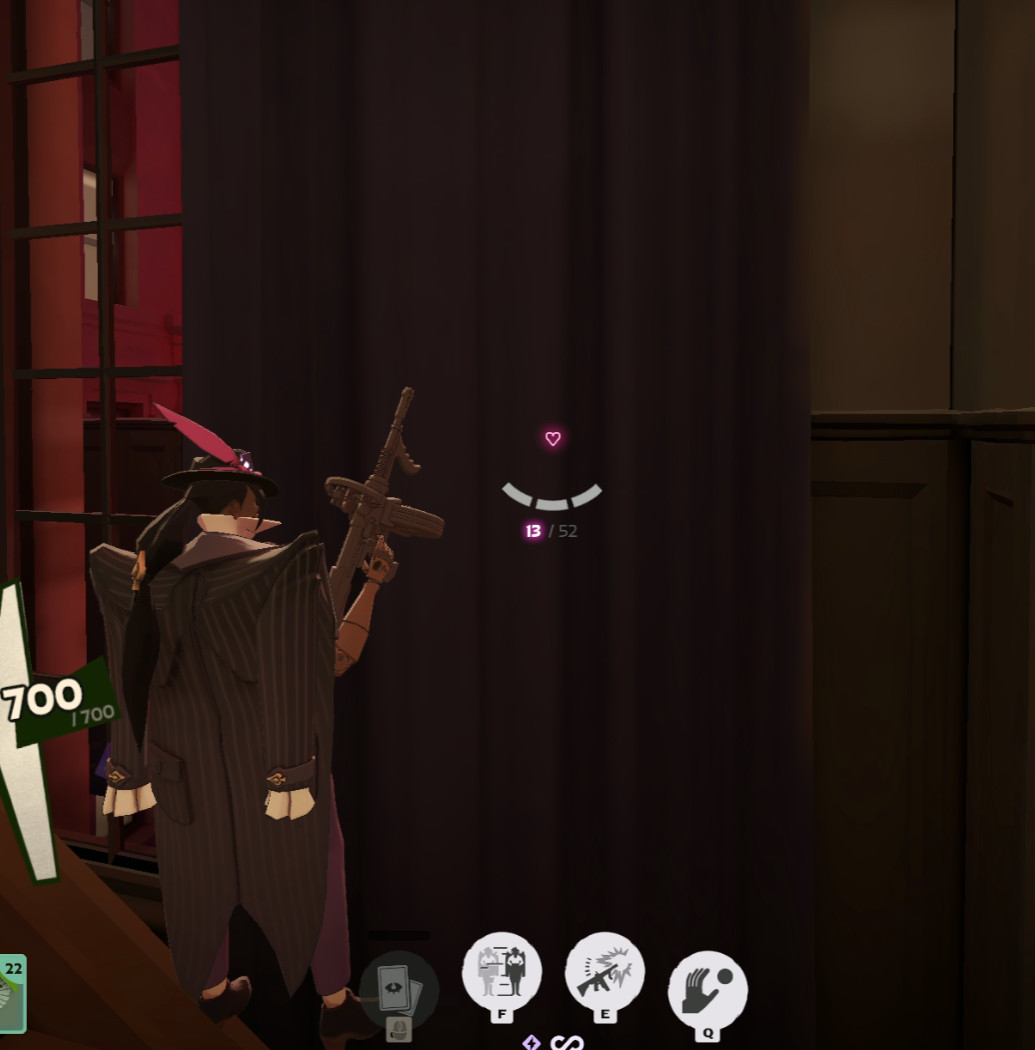 Heart Crosshair and Pink Theme HUD screenshot