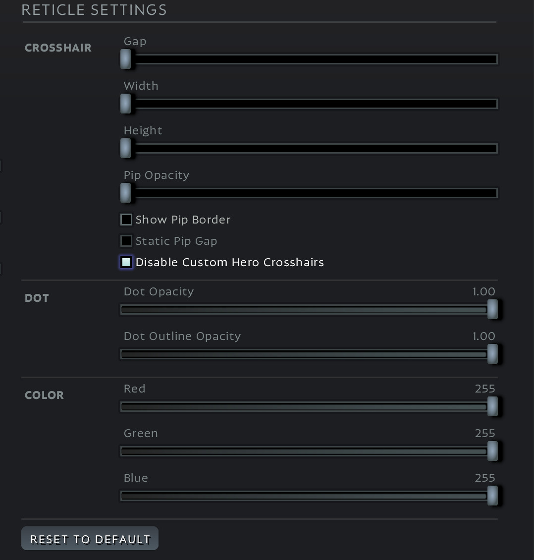 Heart Crosshair and Pink Theme HUD screenshot