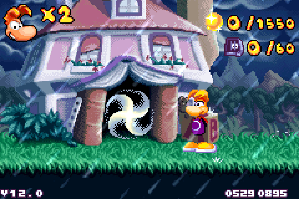 Debug Mode Mod for Rayman Raving Rabbids (GBA) | RRR GBA Mods