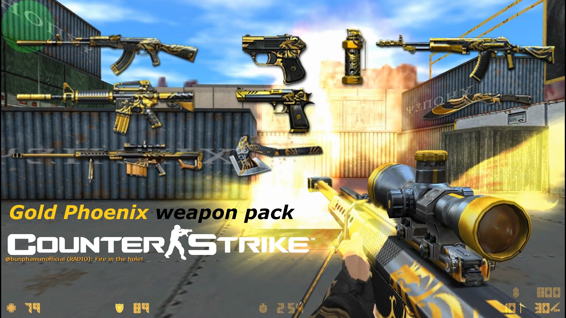 CrossFire Gold Phoenix weapon pack