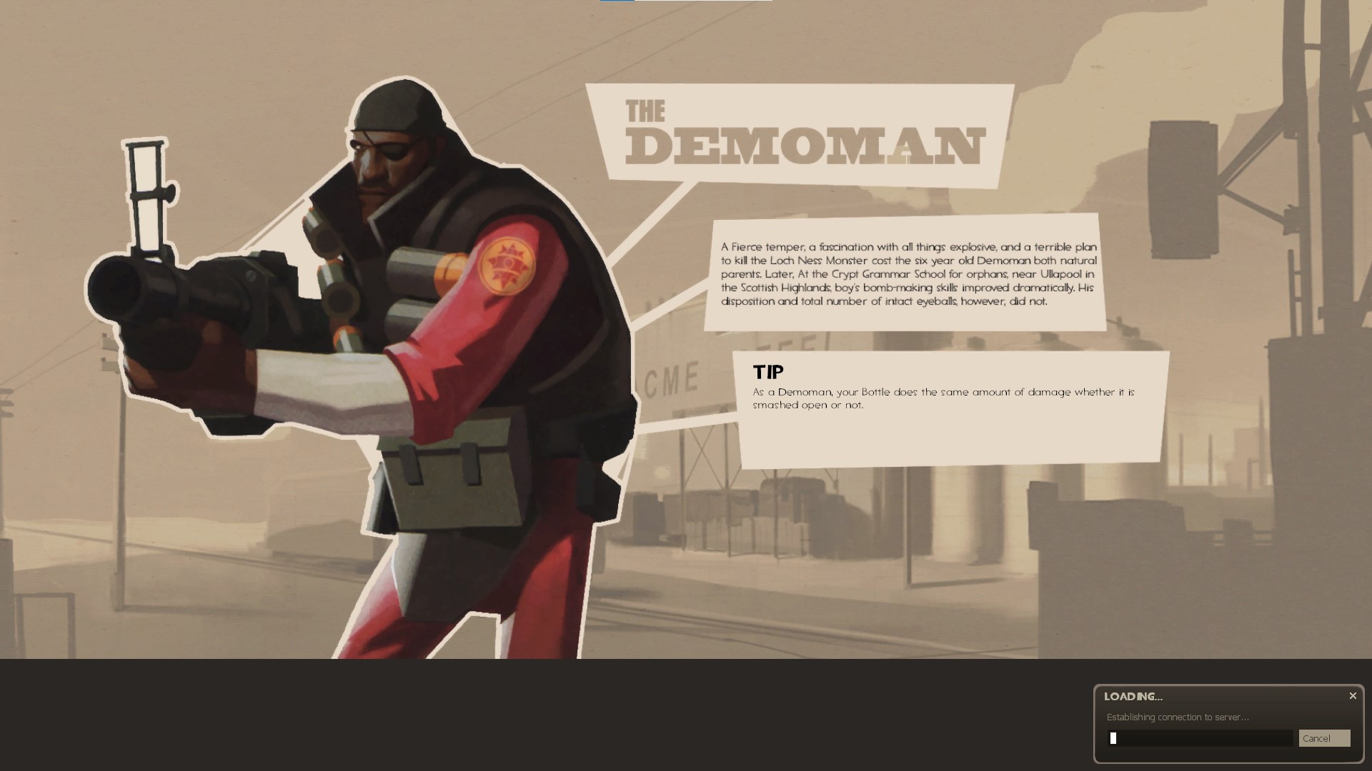 Paper Loading Screen Mod for Team Fortress 2 | TF2 Mods
