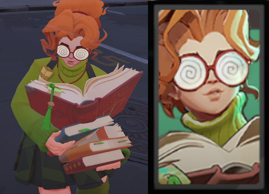 Swirly Glasses Paige @_@