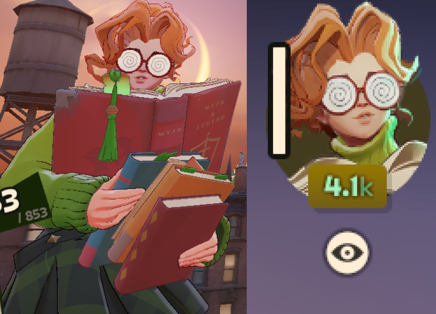 Swirly Glasses Paige @_@ screenshot