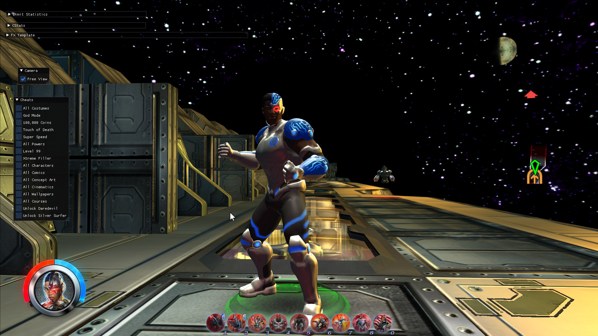 Fortnite - Cyborg (DC Comics) Mod for Marvel: Ultimate Alliance | MUA Mods