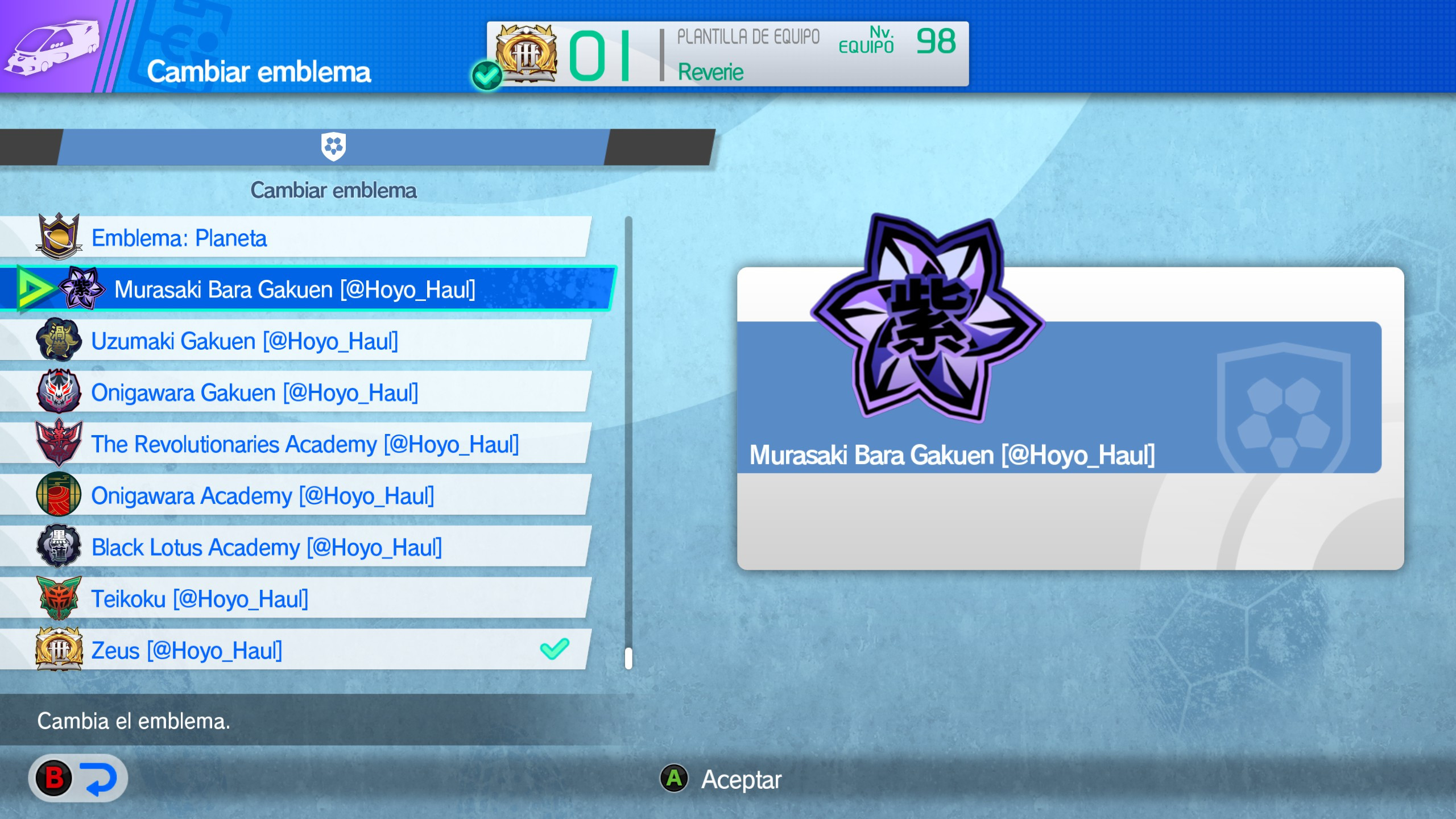 [1.5.2] Emblem pack Mod for Inazuma Eleven : Victory Road (PC) | IEVR Mods