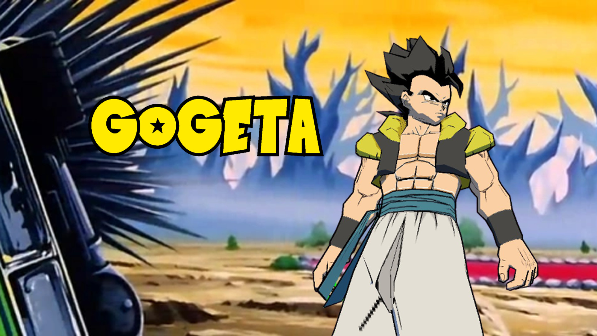 Gogeta - Dragon Ball Z Mod for Bomb Rush Cyberfunk | BRC Mods, image size:1920x1080