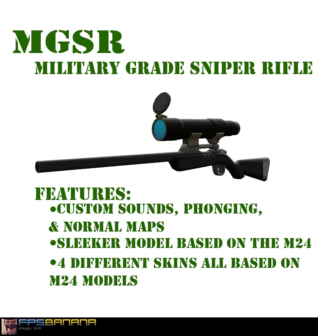 MGSR Military Grade Sniper