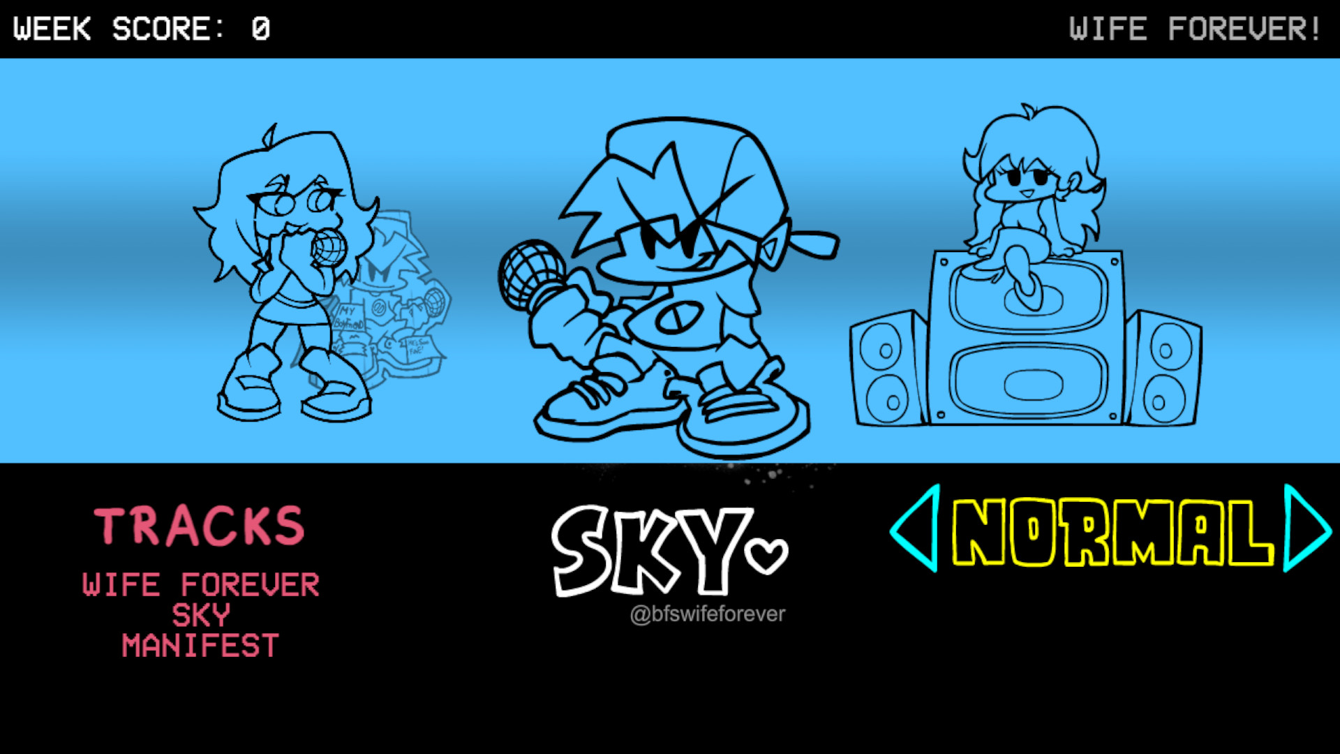 [SENSITIVE CONTENT] Sky REBORN [Psych Modpack] Mod for Friday Night
