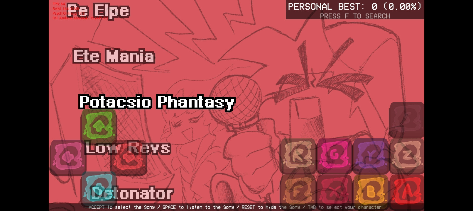 Solo canciones de Mods Para el PsychEngine Online