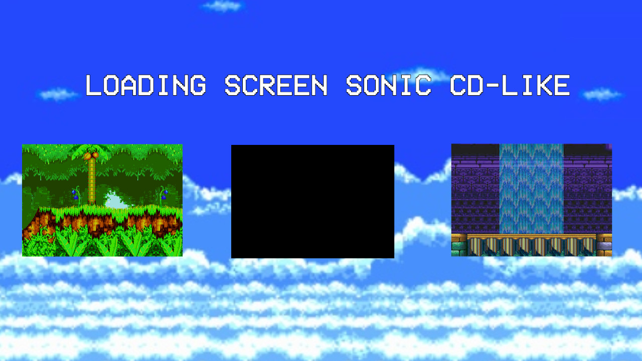Loading Screen Sonic CD-Like v1.1 Mod for Sonic 3 A.I.R. | S3AIR Mods