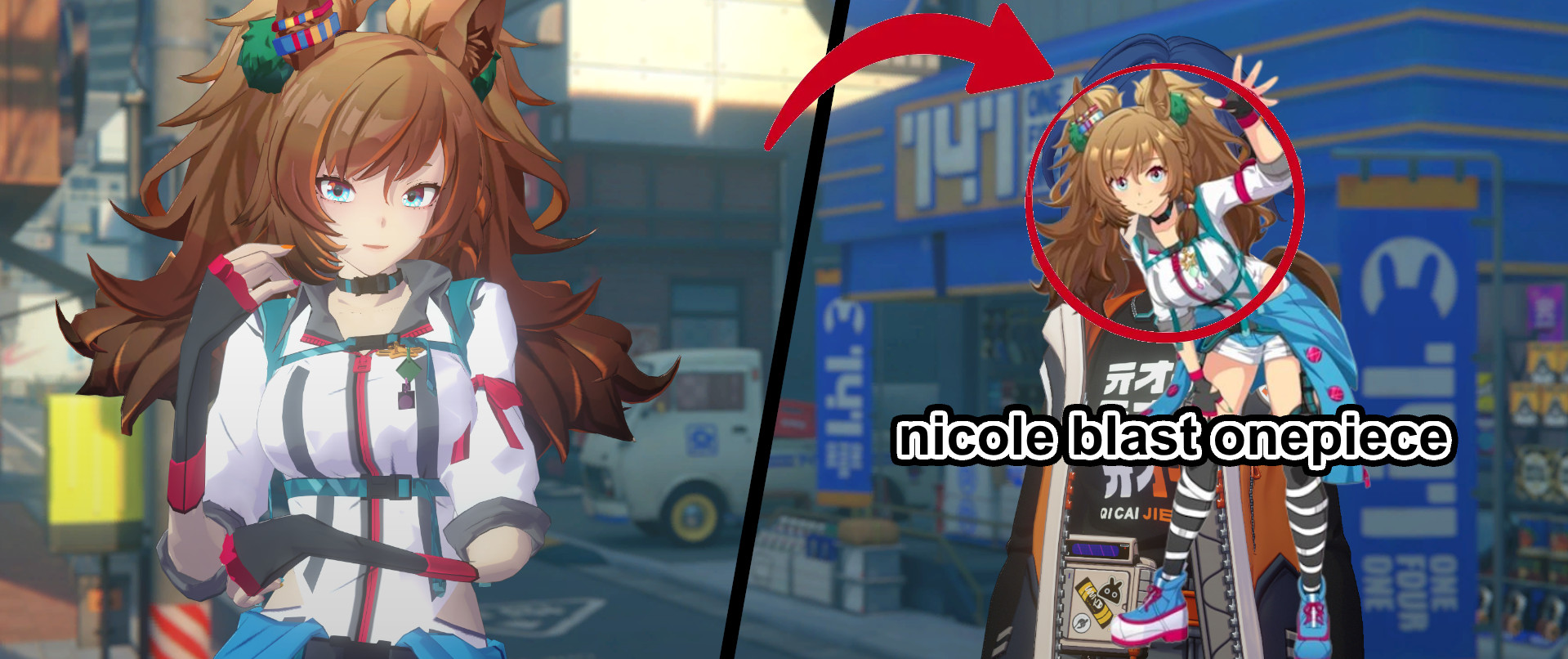 Nicole Blast Onepiece Mod for Zenless Zone Zero | ZZZ Mods