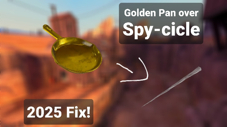 Golden Frying Pan over Spy-cicle 2025 Fix
