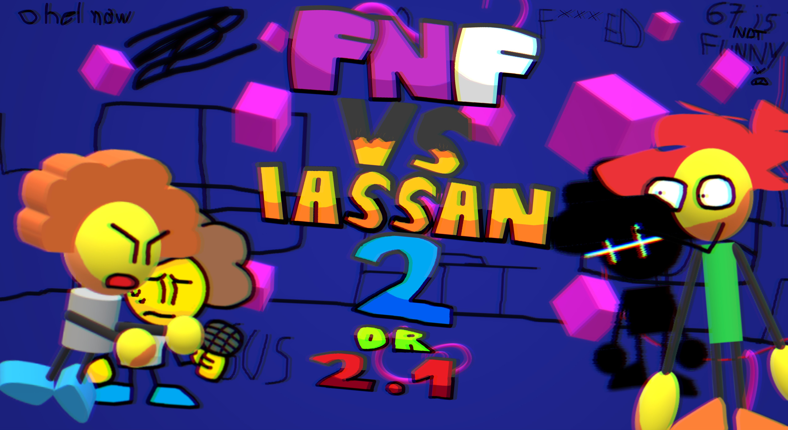 Fnf vs iassan - Literally the least 2025 spamy mod