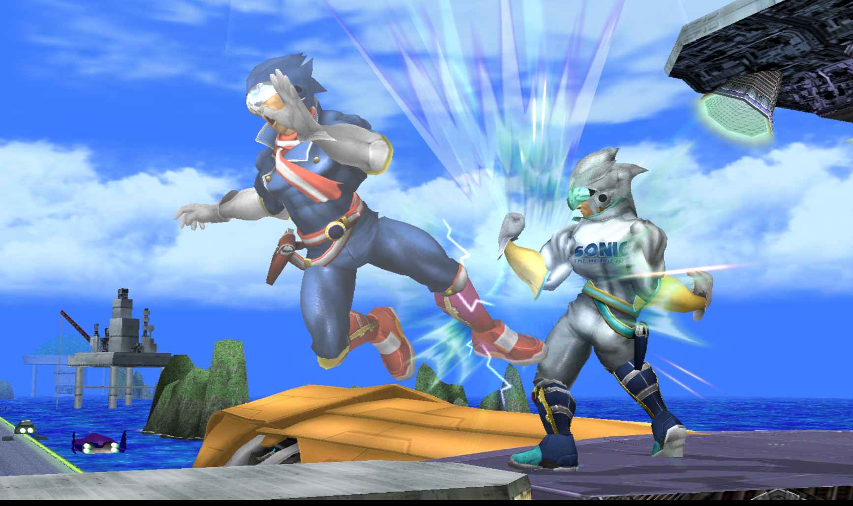 Captain Sonic-Man V2 Mod for Super Smash Bros. Brawl | Brawl Mods