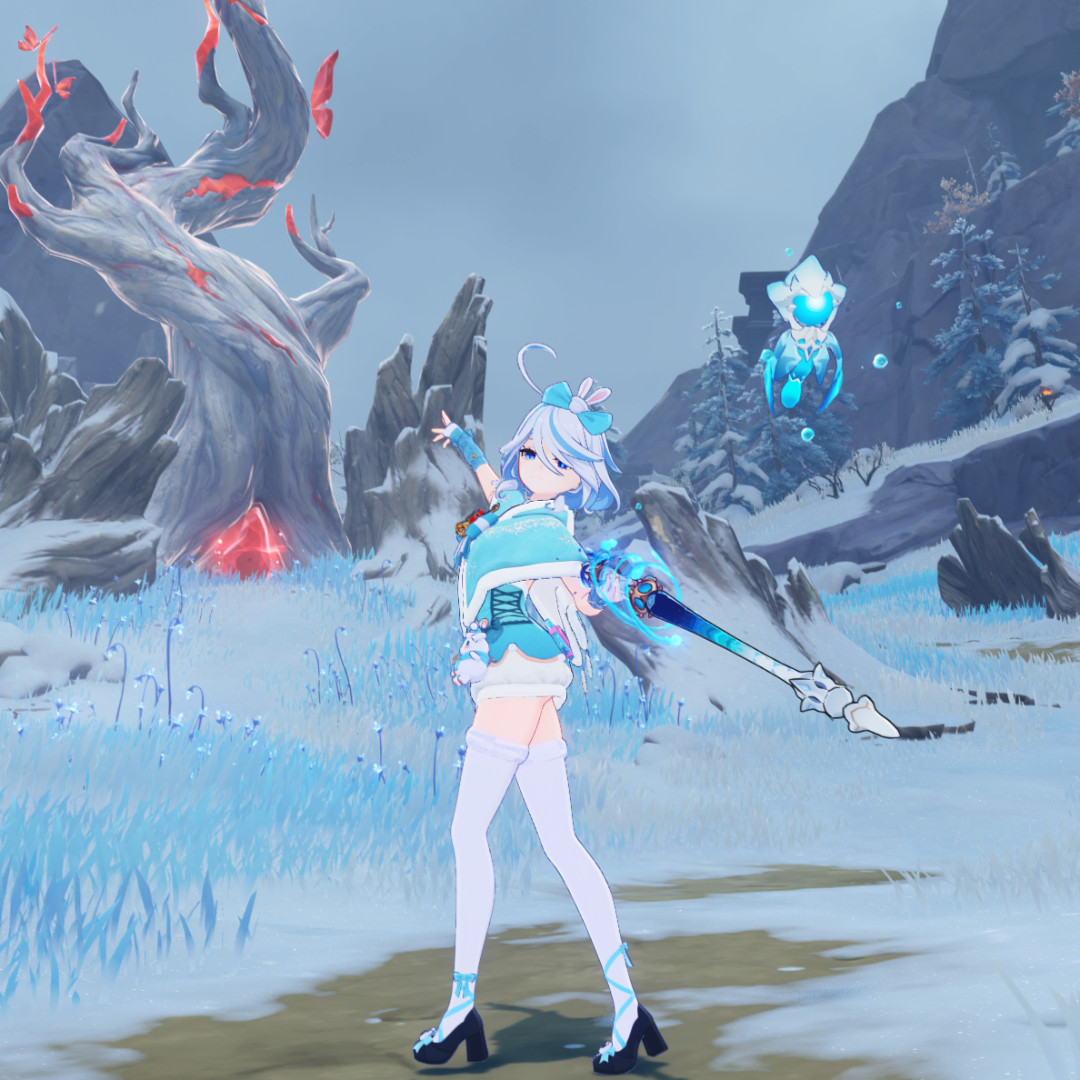 Furina Suomi's Snow Rabbit Tribute Outfit Mod Mod for Genshin Impact ...