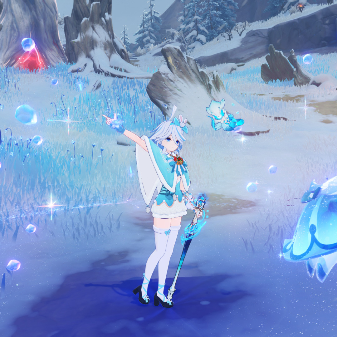 Furina Suomi's Snow Rabbit Tribute Outfit Mod Mod for Genshin Impact ...