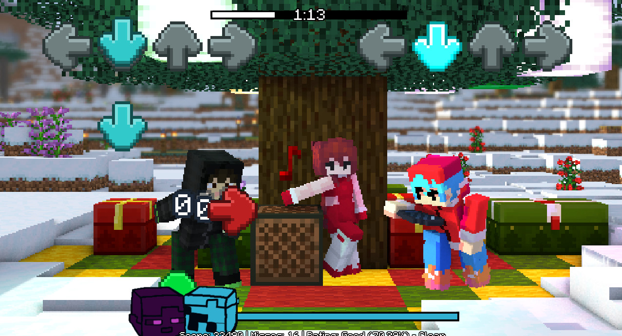 A FridayNightFunkin' Minecraft Mod Festive Edition