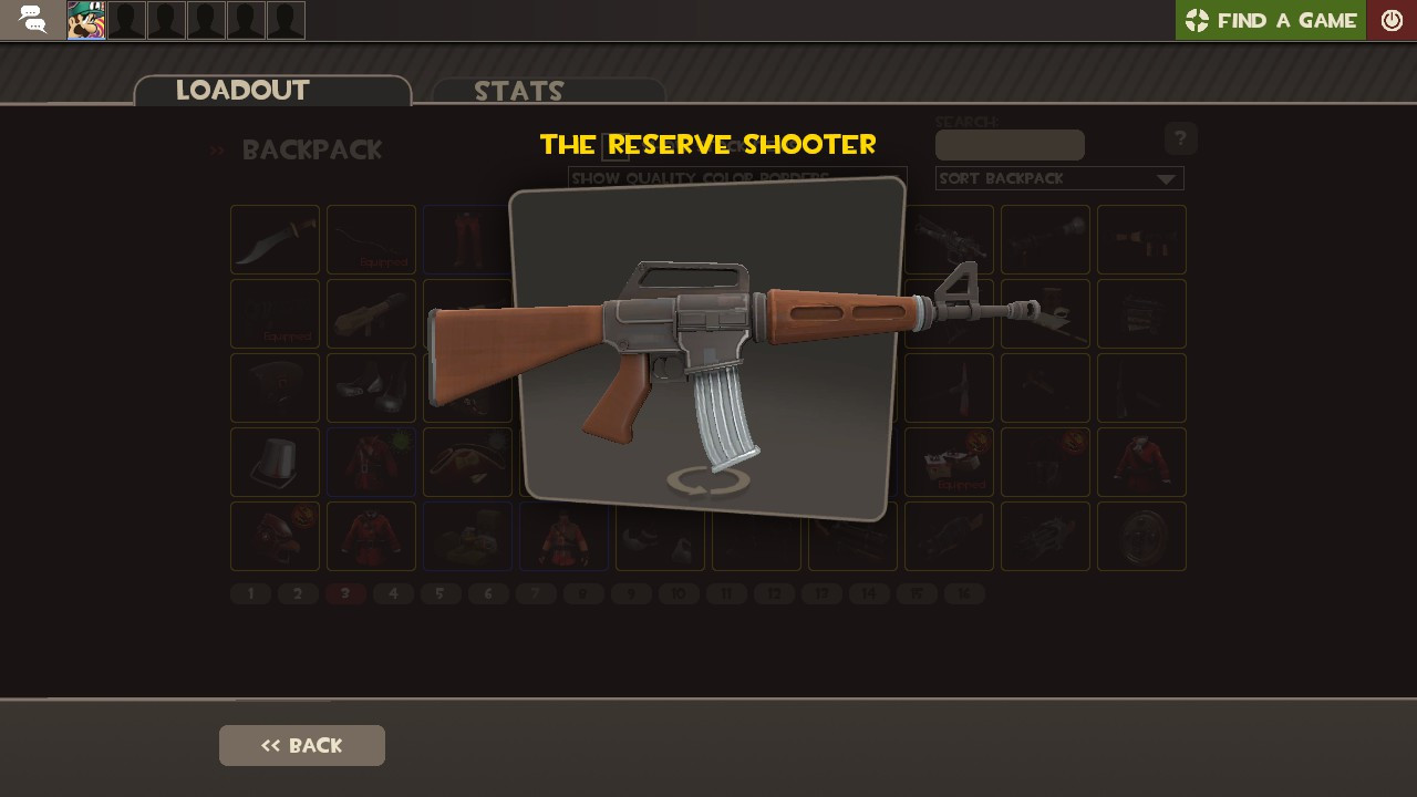Open Fortress Assault Rifle over Reserve Shooter
