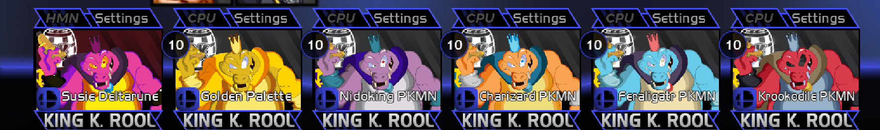 King K.Rool GFX Pack for CMC+ V8 Mod for Super Smash Bros. Crusade ...