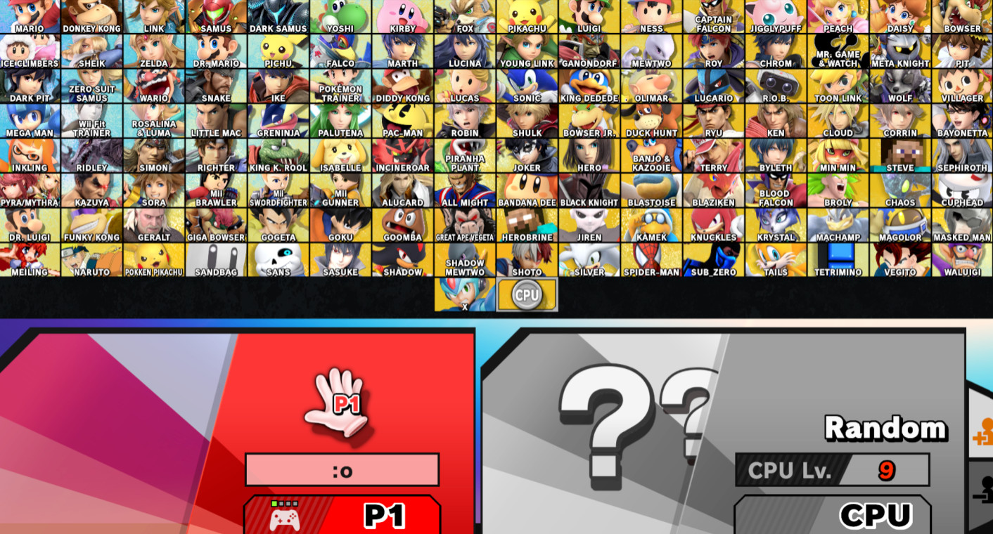 Full Roster + 45 Modded Characters Mod for Super Smash Bros. Ultimate ...