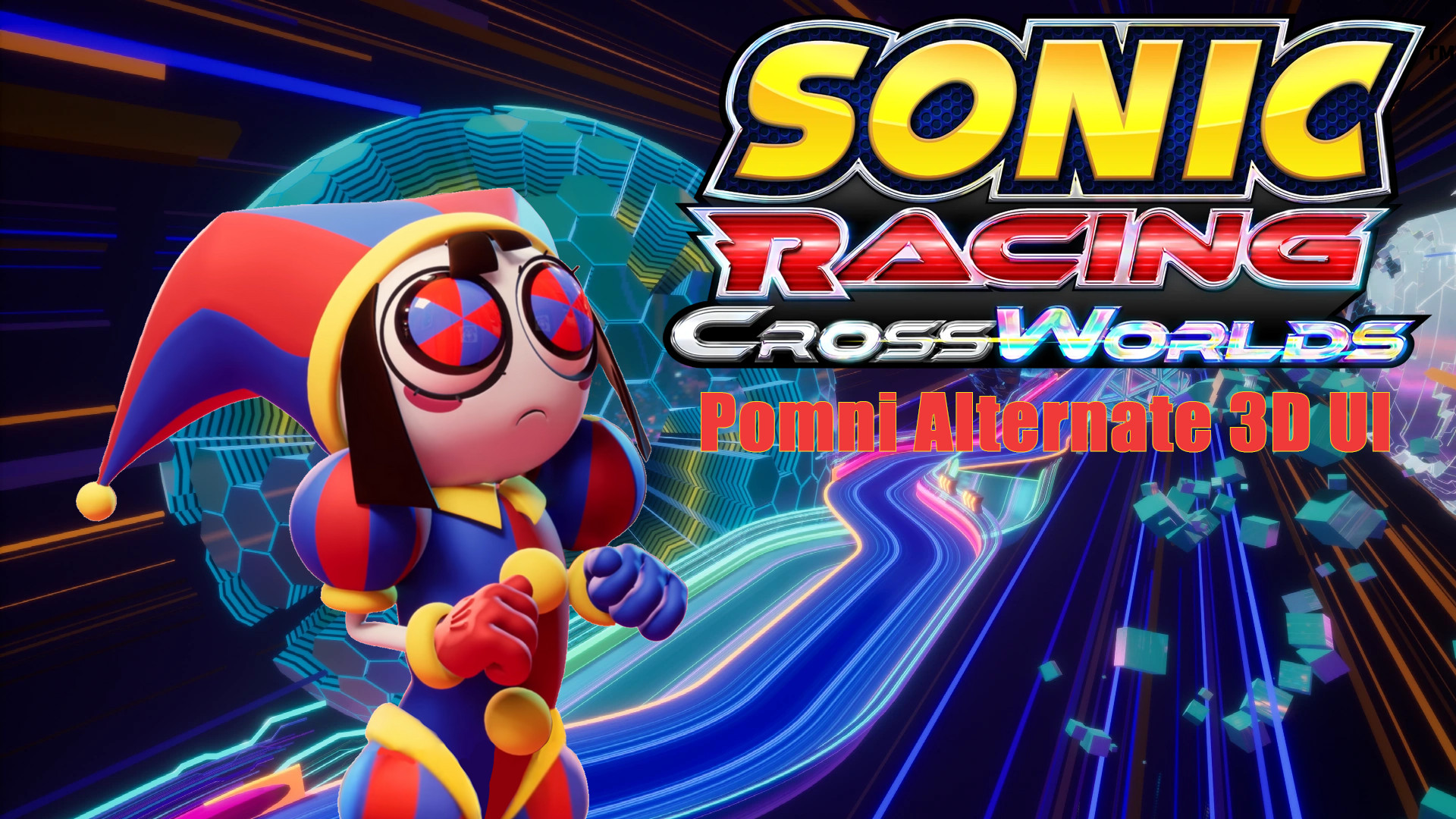 3D Alternate UI for Pomni (Glitch Karts Mod)