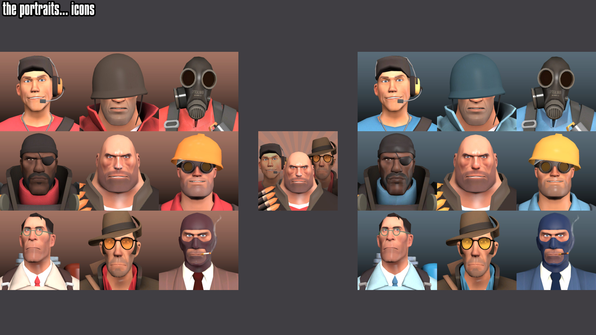 K's Class Portraits Mod for Team Fortress 2 | TF2 Mods