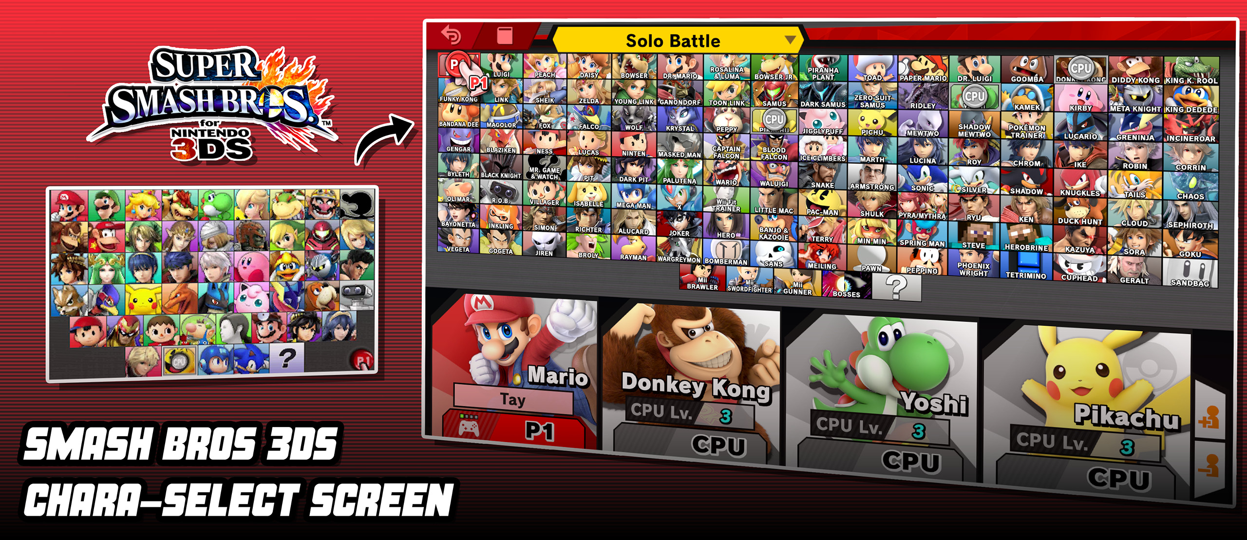 Smash Bros. 3DS CSS Mod for Super Smash Bros. Ultimate | SSBU Mods