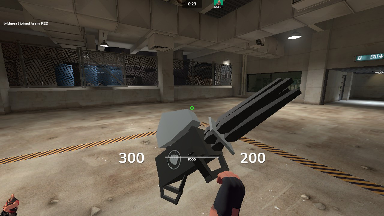 the lowpoly minigun